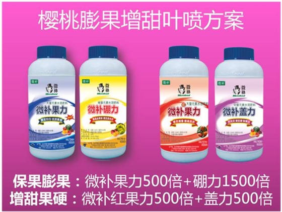 櫻桃用什么葉面肥？